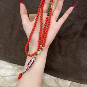 红砂“天珠”项链