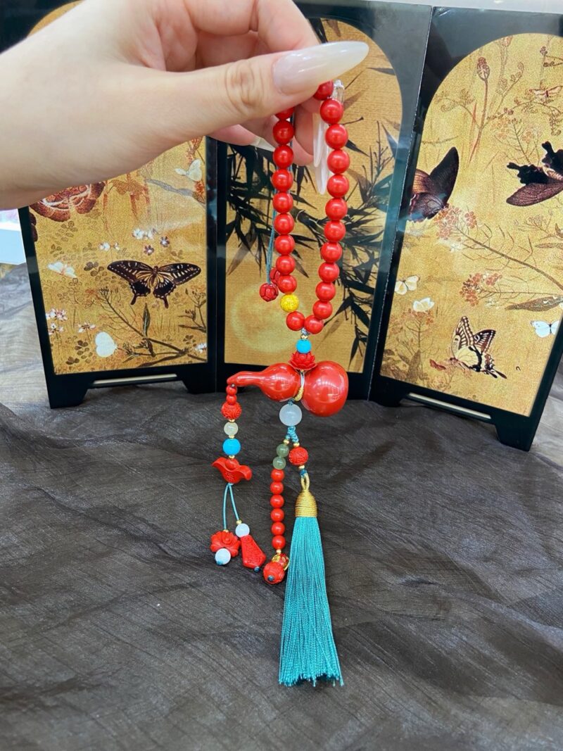 朱砂葫芦汽车挂件 - 图片 5