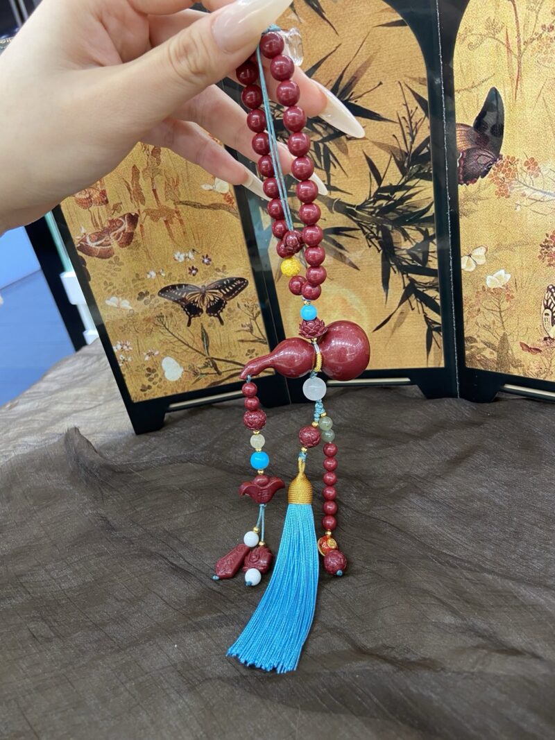 朱砂葫芦汽车挂件 - 图片 6