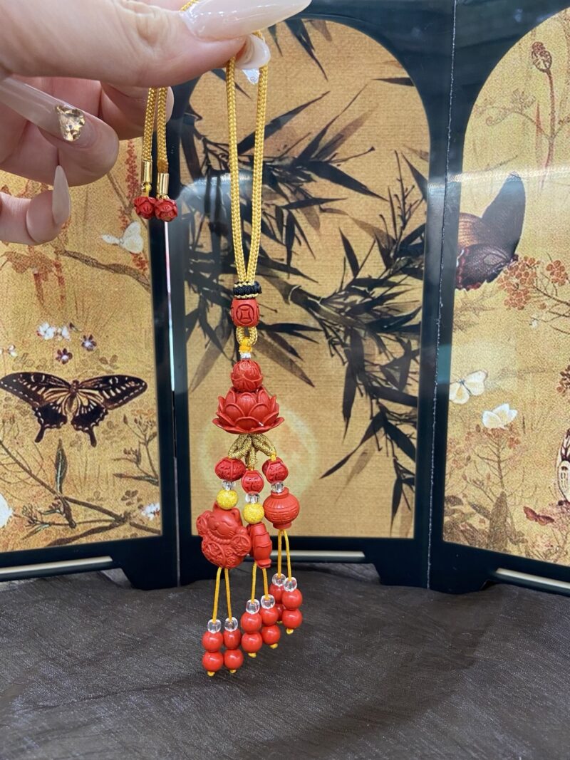 朱砂“好运莲莲”挂件🪷 - 图片 4