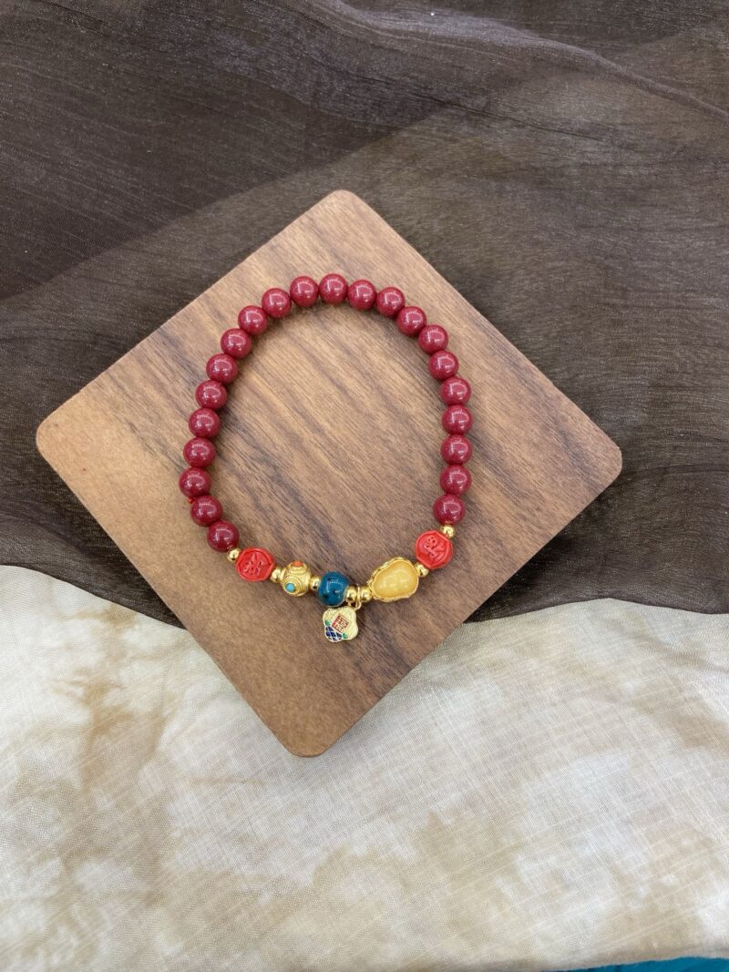 朱砂葫芦“福禄”手串📿 - 图片 4
