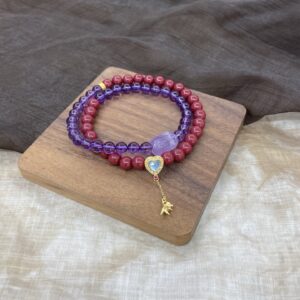 朱砂紫水晶手串🔮